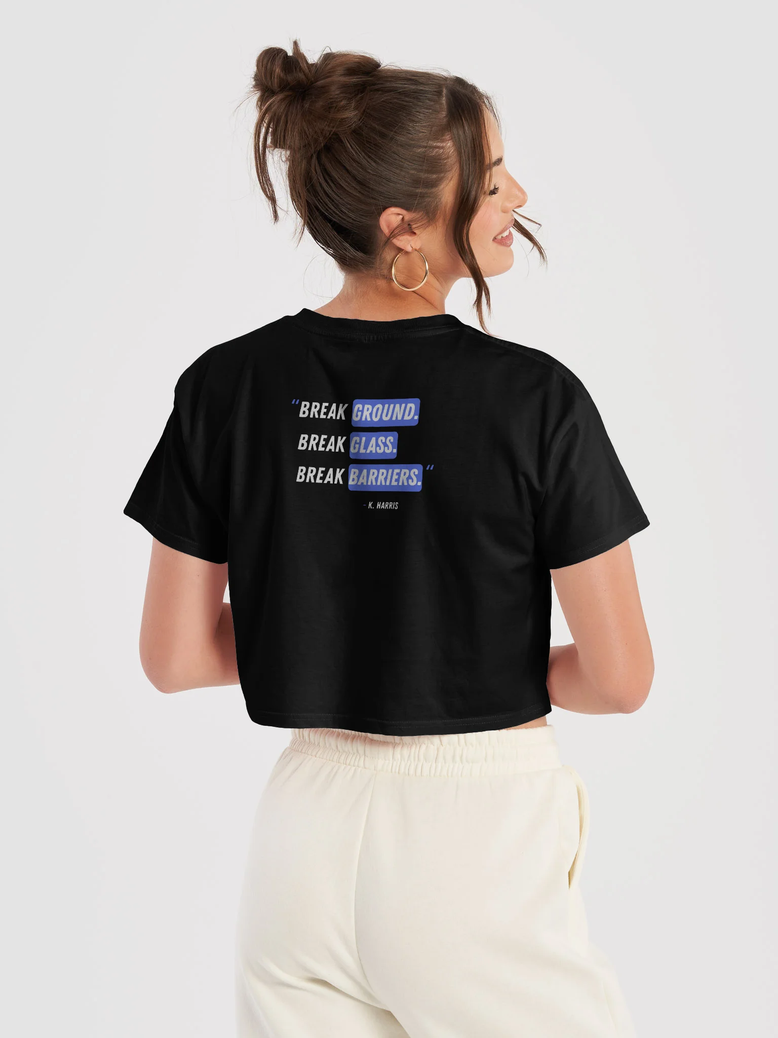 Kamala Would Never Crop Top | D A R K product image (7)