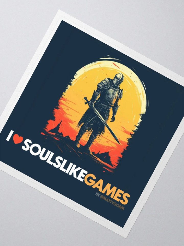 I Love Soulslike Games (sticker) product image (2)