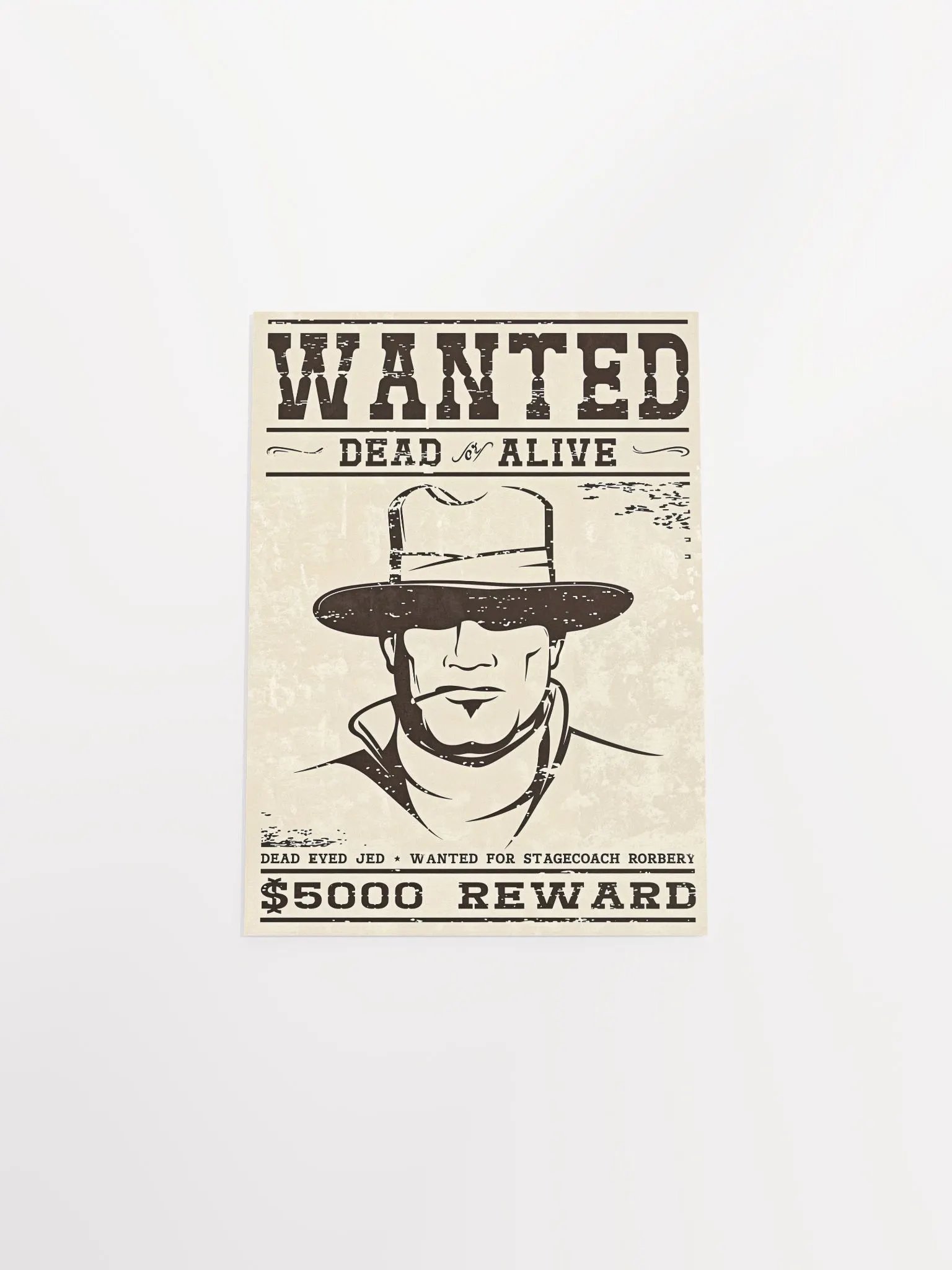Wanted Dead OR Alive Poster product image (4)