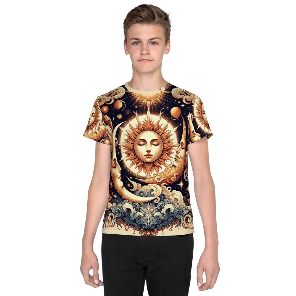 All-Over Print Youth Crew Neck T-Shirt product image (1)