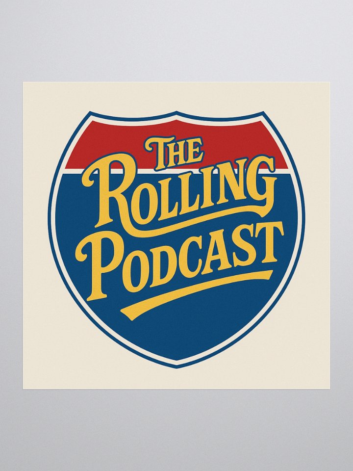 "The Rolling Podcast" - Sticker product image (1)