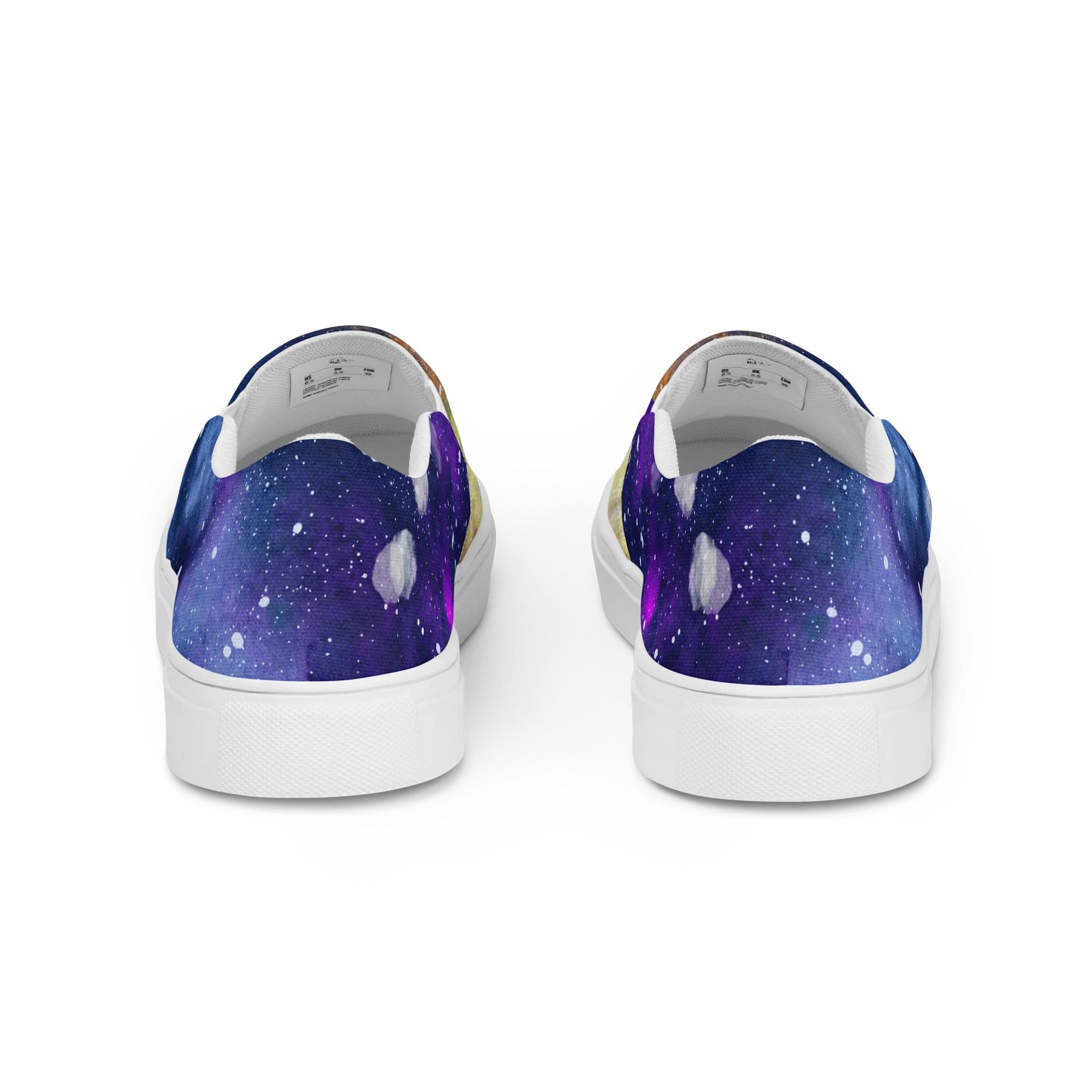 Watercolor Galaxy Womens Slip On Shoes product image (4)