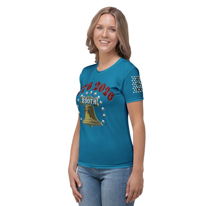 Liberty Bell 250th Anniversary All-Over Print Women's Tee product image (1)