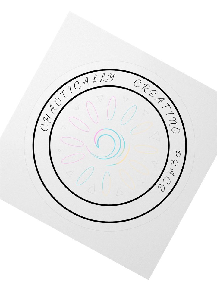 Peace Wave Chaotically Creating Peace Sticker #2 product image (2)