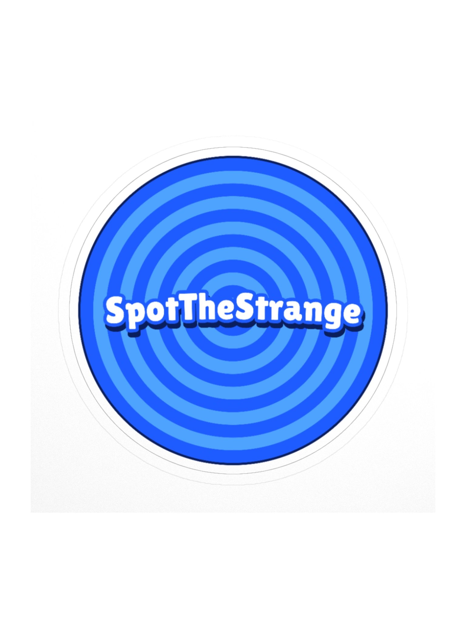 SpotTheStrange Spiral Sticker product image (1)