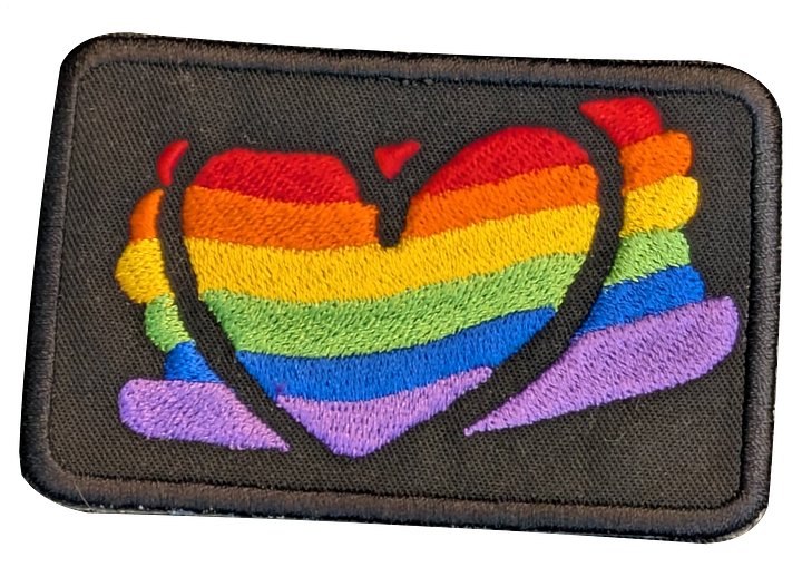 Rainbow Heart Patch product image (1)