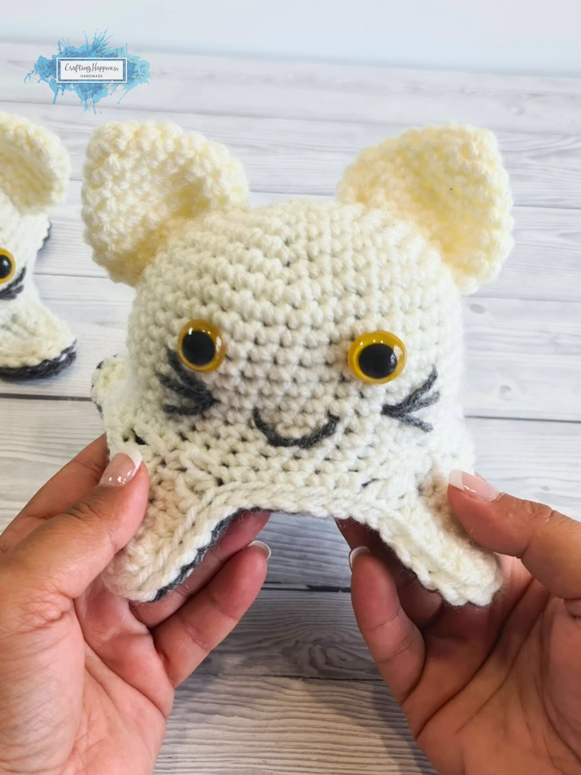 Reversible Amigurumi Crochet Pattern Bundle – Mood Octopus, Cat & Ghost (PDF Pattern) product image (10)