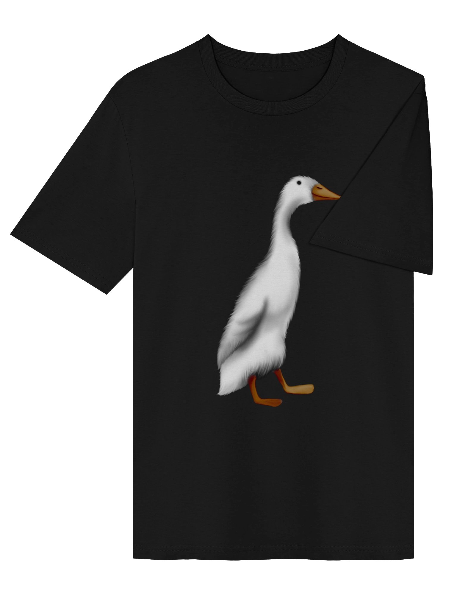 Duck T-Shirt. Unisex Stanley/Stella Organic Ribbed Neck T-Shirt product image (3)