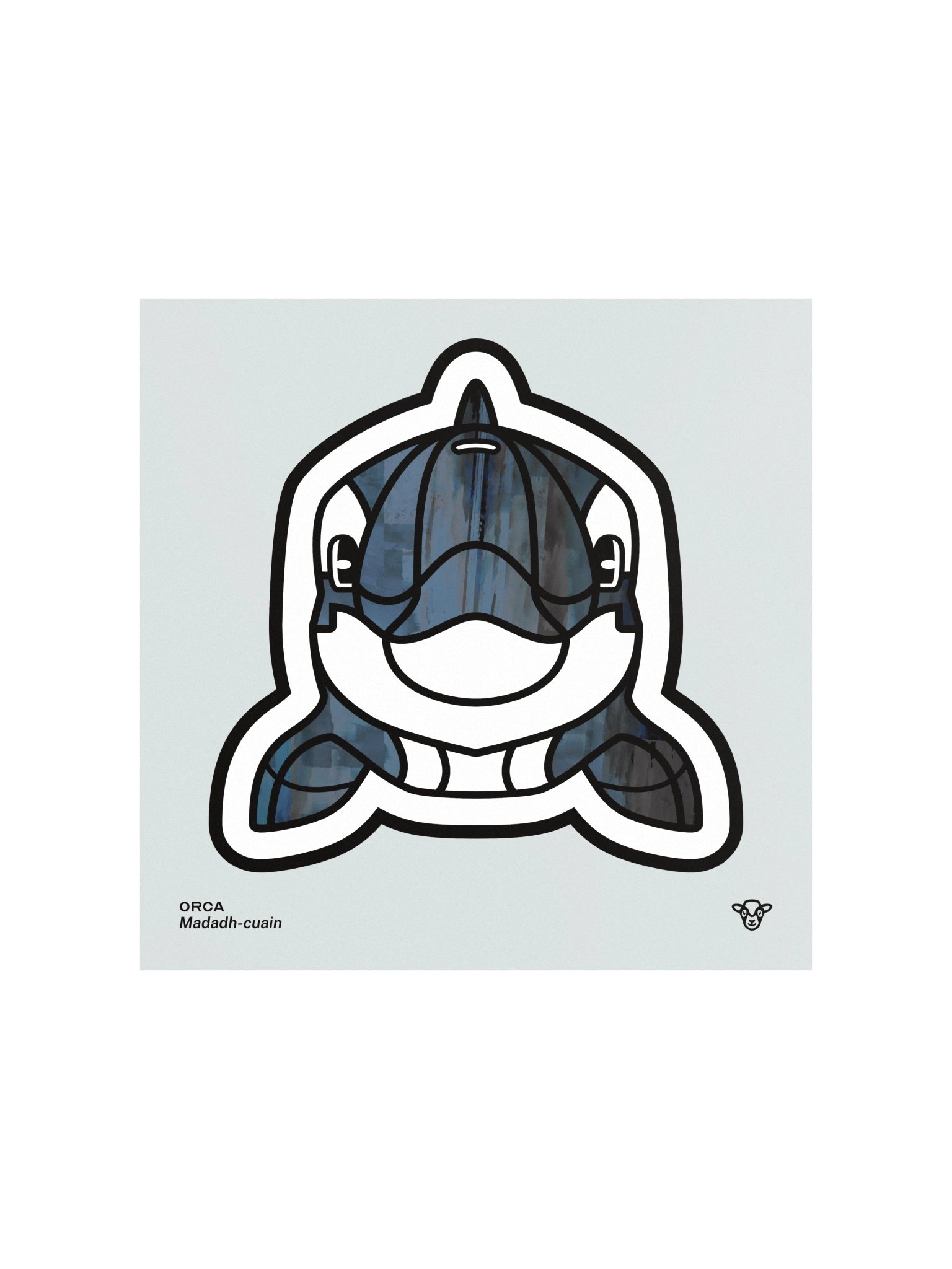Orca Matte Square Print product image (1)
