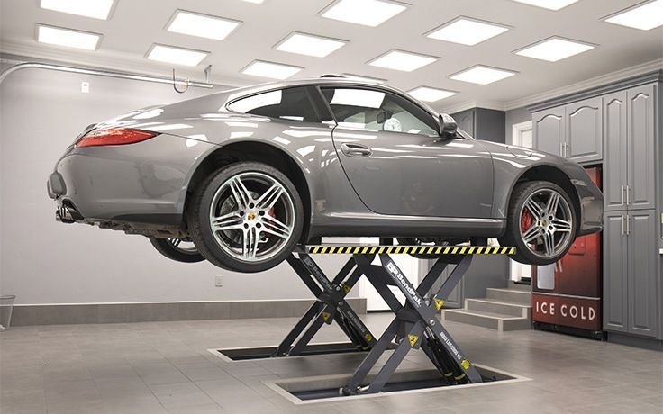 BendPak MDS-6LPF Flush-Mount Mid-Rise Scissor Lift - 6,000-Lb Capacity product image (3)