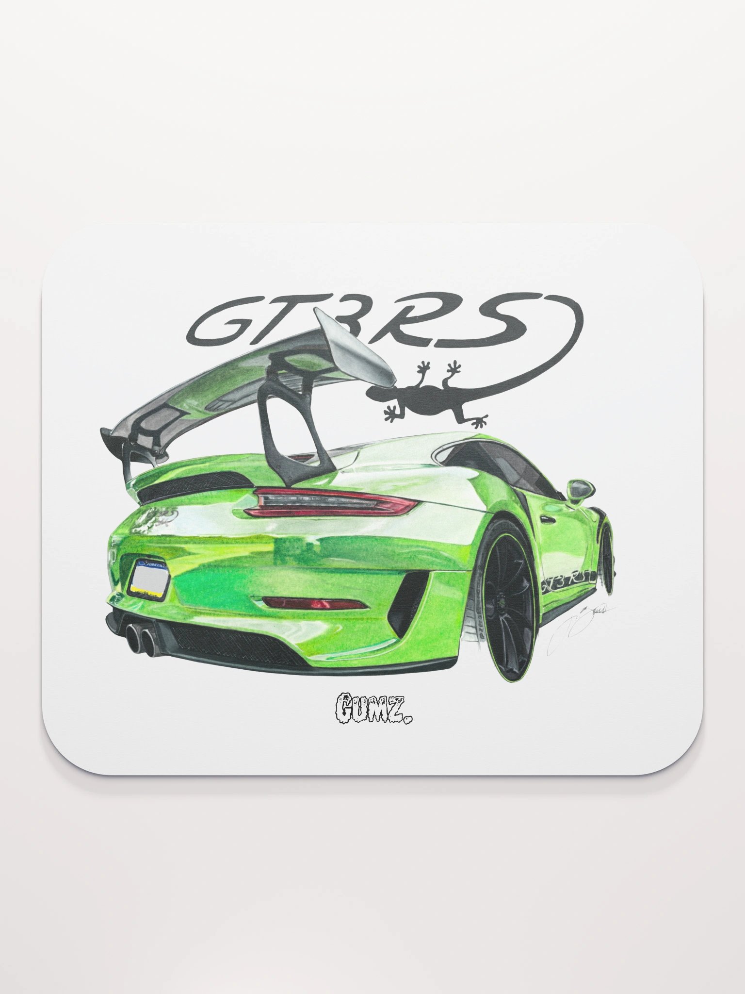 Green Lizard Mouse Pad product image (2)