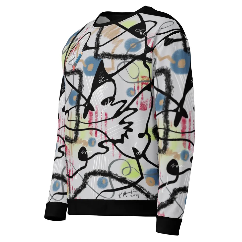 ScribbleWear 'Pencil' Unisex Art Sweatshirt product image (3)