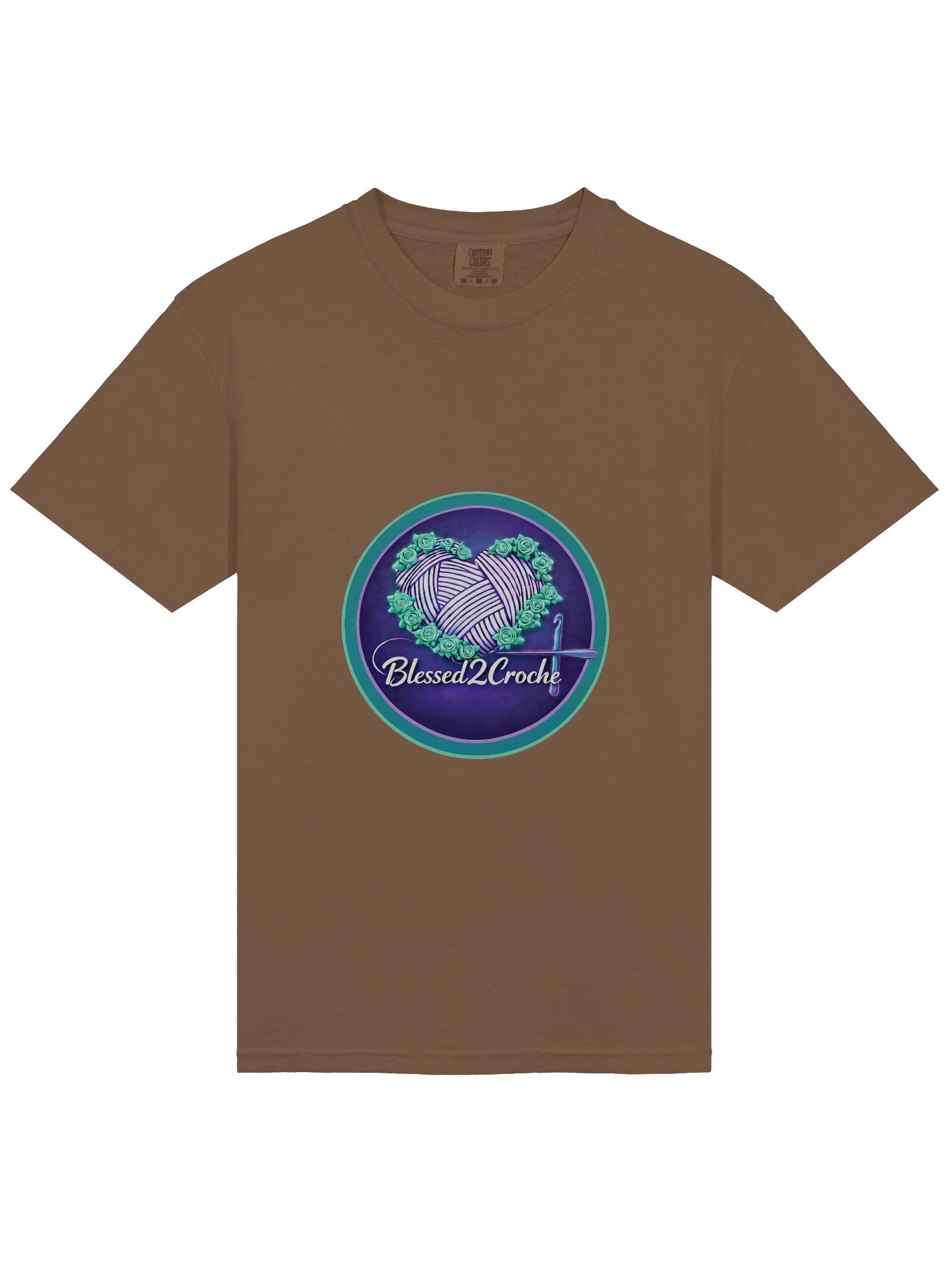 Blessed2Crochet Logo Shirt product image (3)