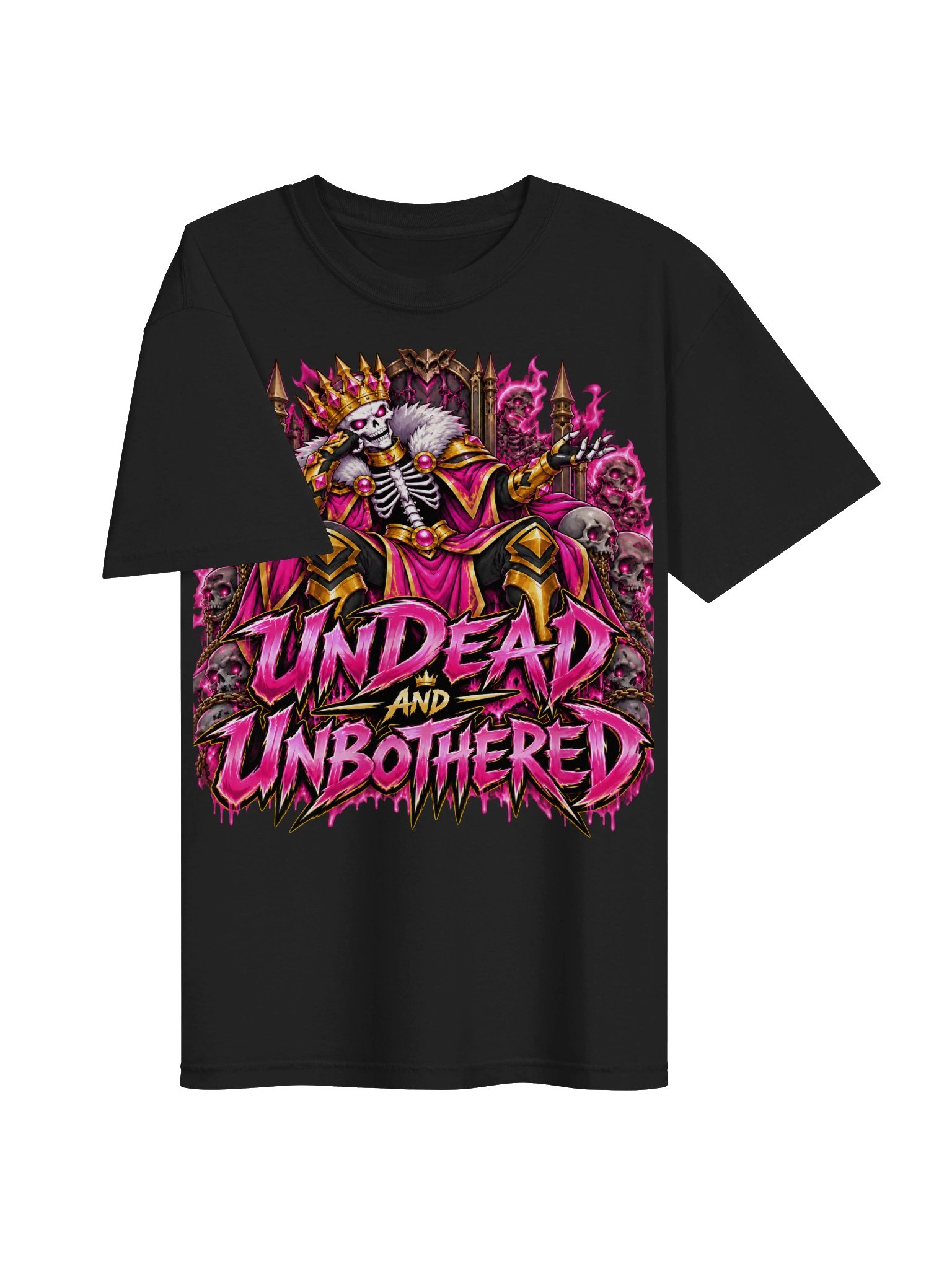 Undead and Unbothered Tee (Pink) product image (3)
