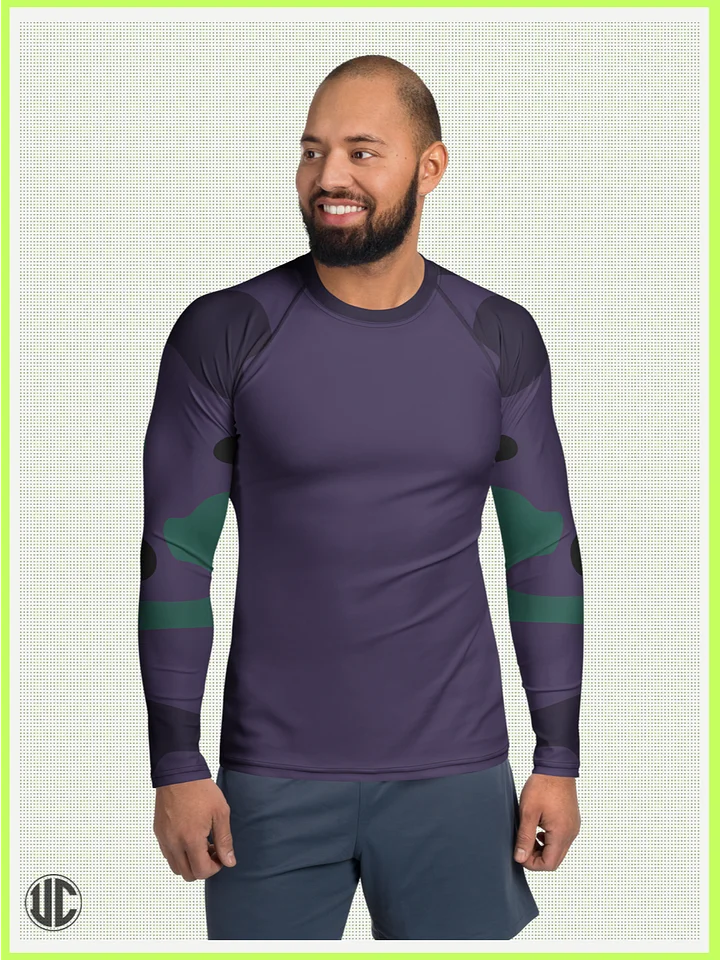 Midnight Purple Camo – Men’s Rash Guard product image (1)