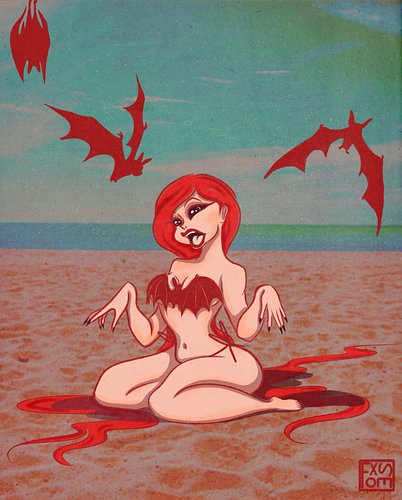 Another one from tittybats prompt list from 2024 💖 Hope you’re having a good weekend.  K, bye
.
.
.
#ghoulgirl #digitalillust...