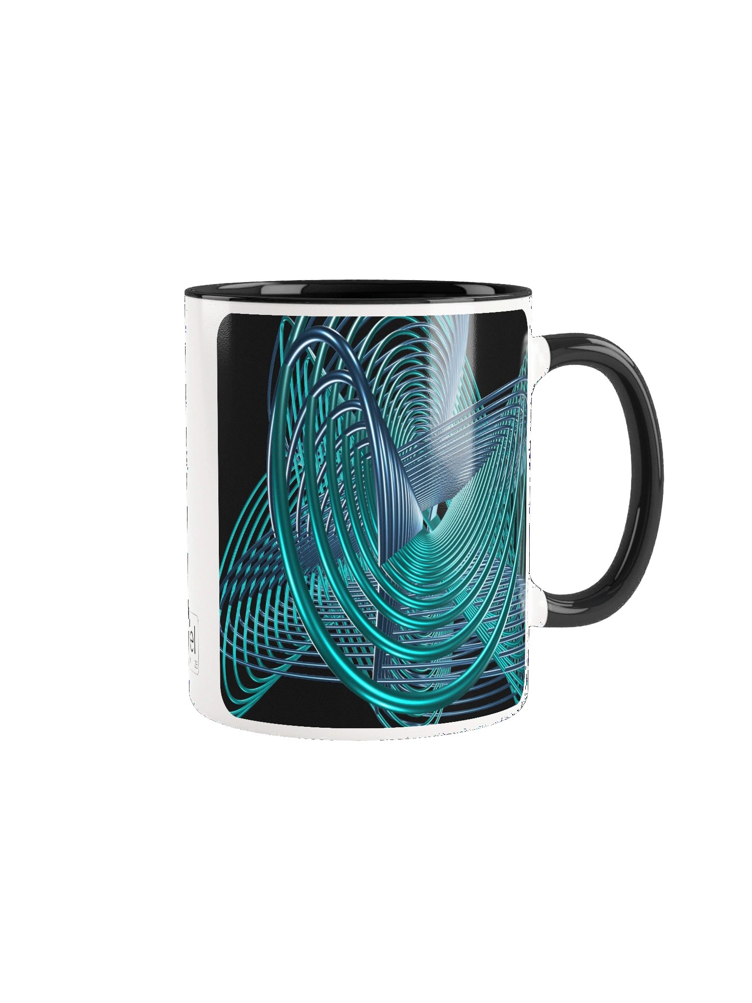 Oscilloscopic Dance 2+3 - Lissajous Figures Mathematical Art Mug product image (1)