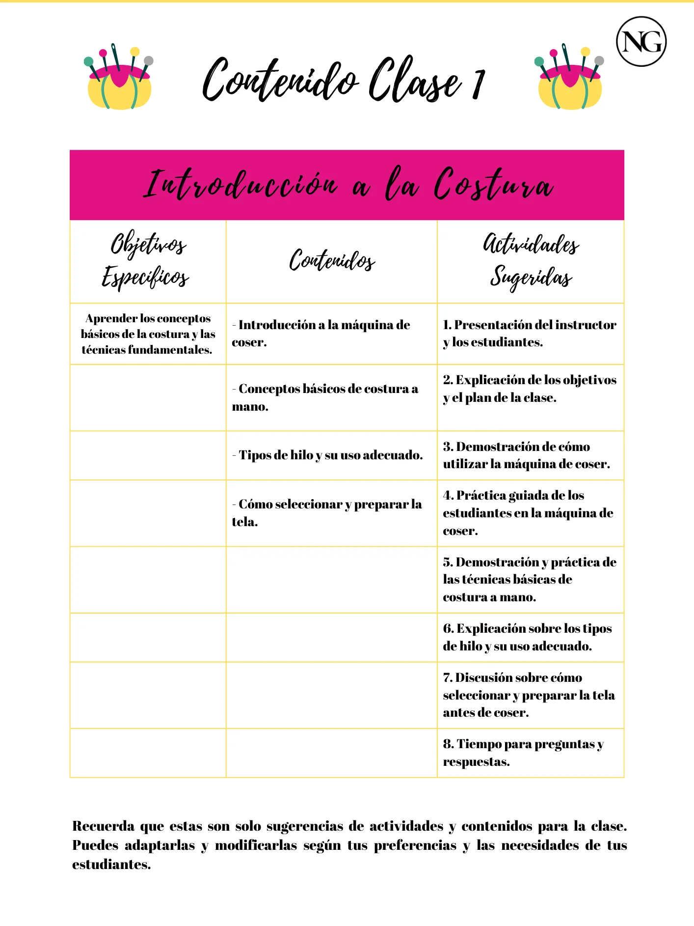 Planificador de Clases de Costura + Curso Demo product image (5)