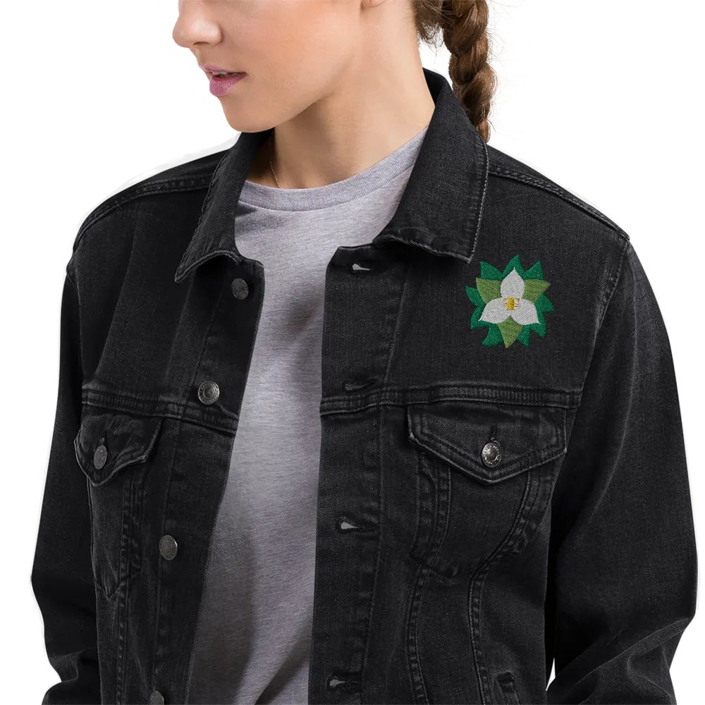 Trilliumnaire™ Embroidered Denim Jacket product image (1)