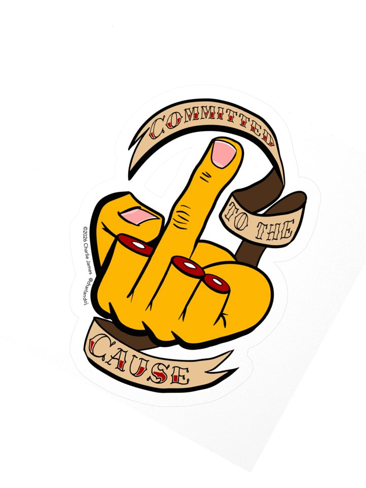 Committed Kiss Cut Sticker product image (2)