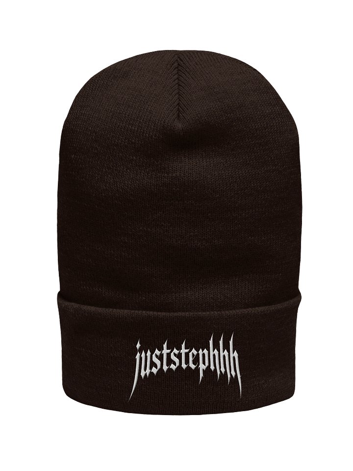 Gothic Text Cuffed Beanie by JustStephhh product image (6)