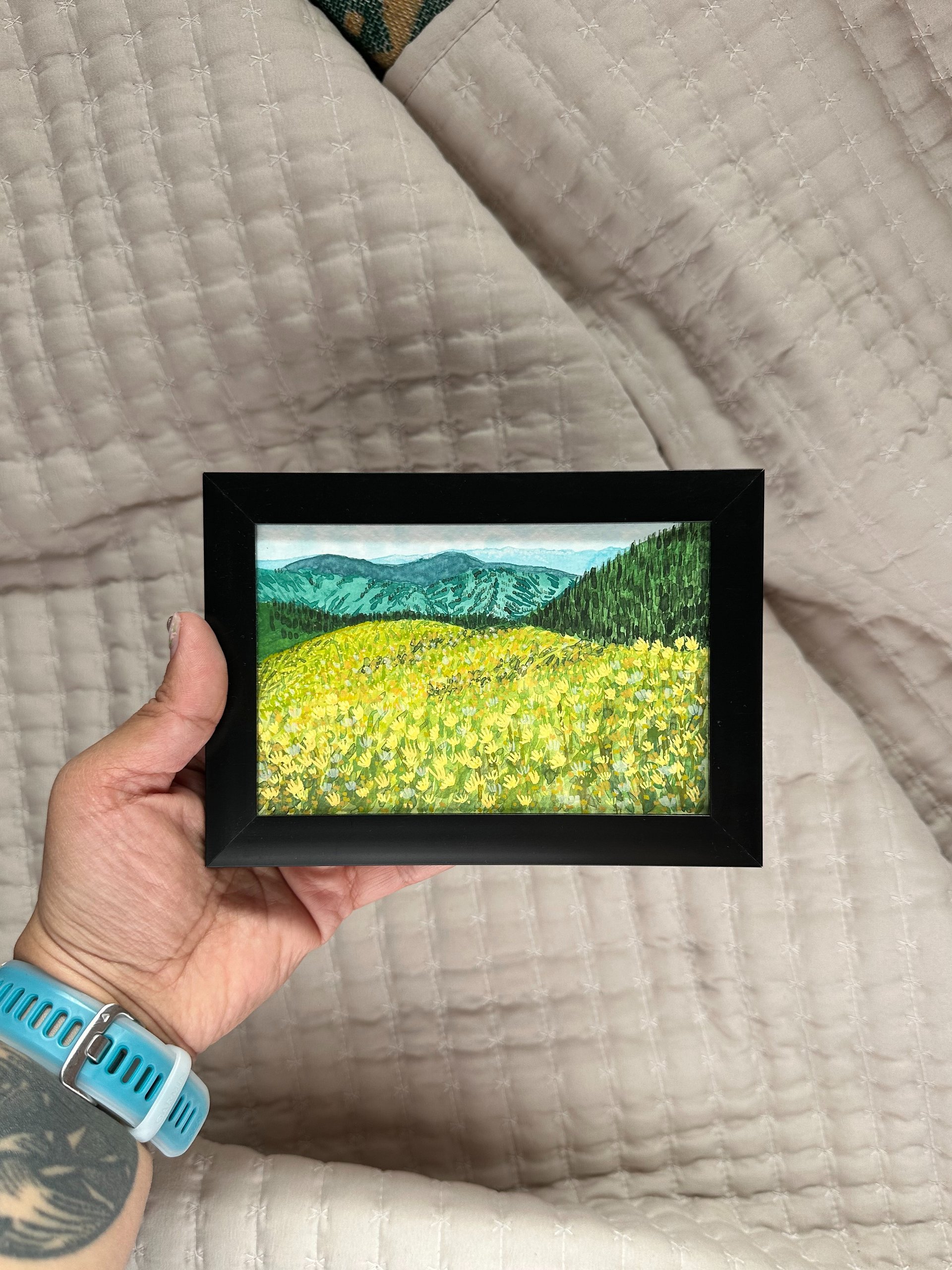 Cashmere Canyons Original Watercolor Painting product image (3)