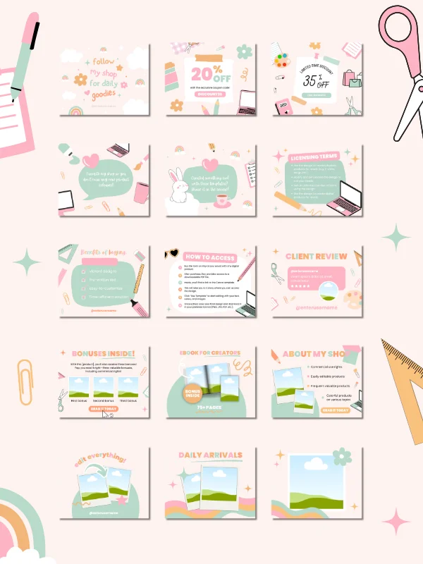 Whimsical MRR/PLR Etsy Product Images product image (2)