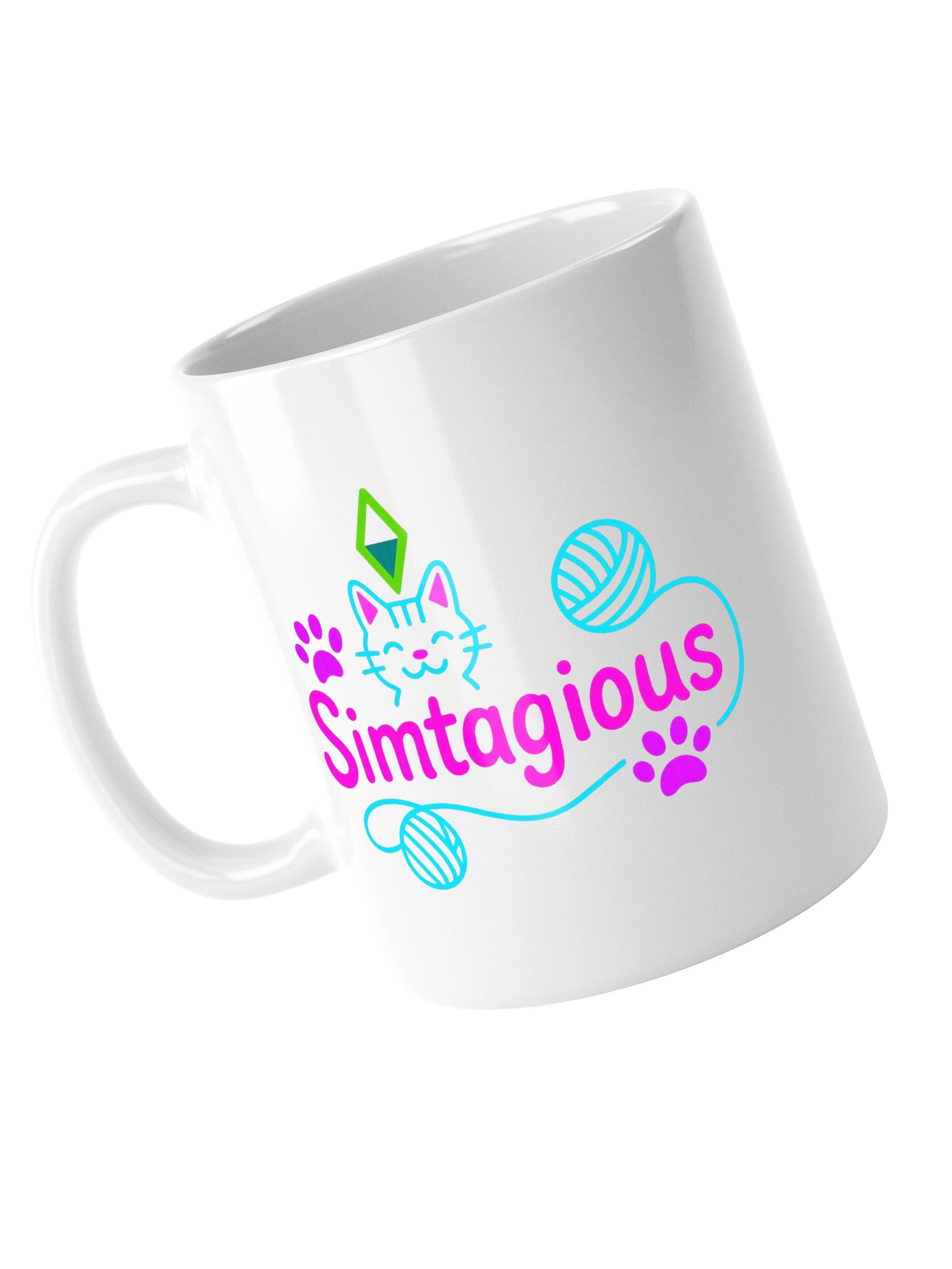 Simtagious White Mug product image (13)