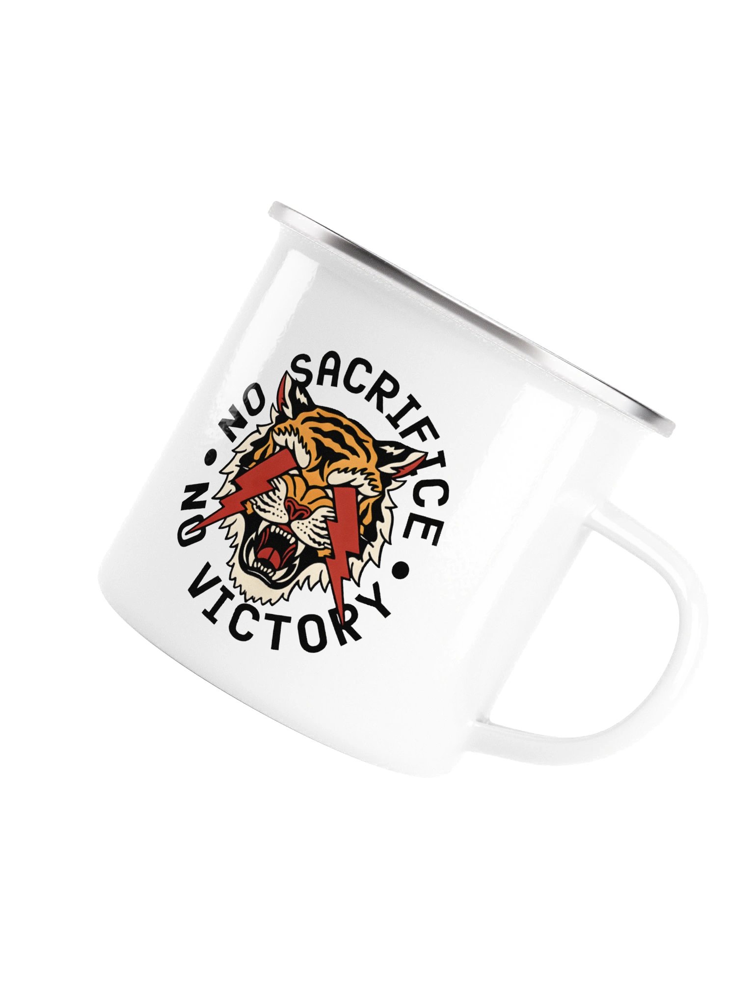 Roaring Tiger Lightning Enamel Mug product image (5)