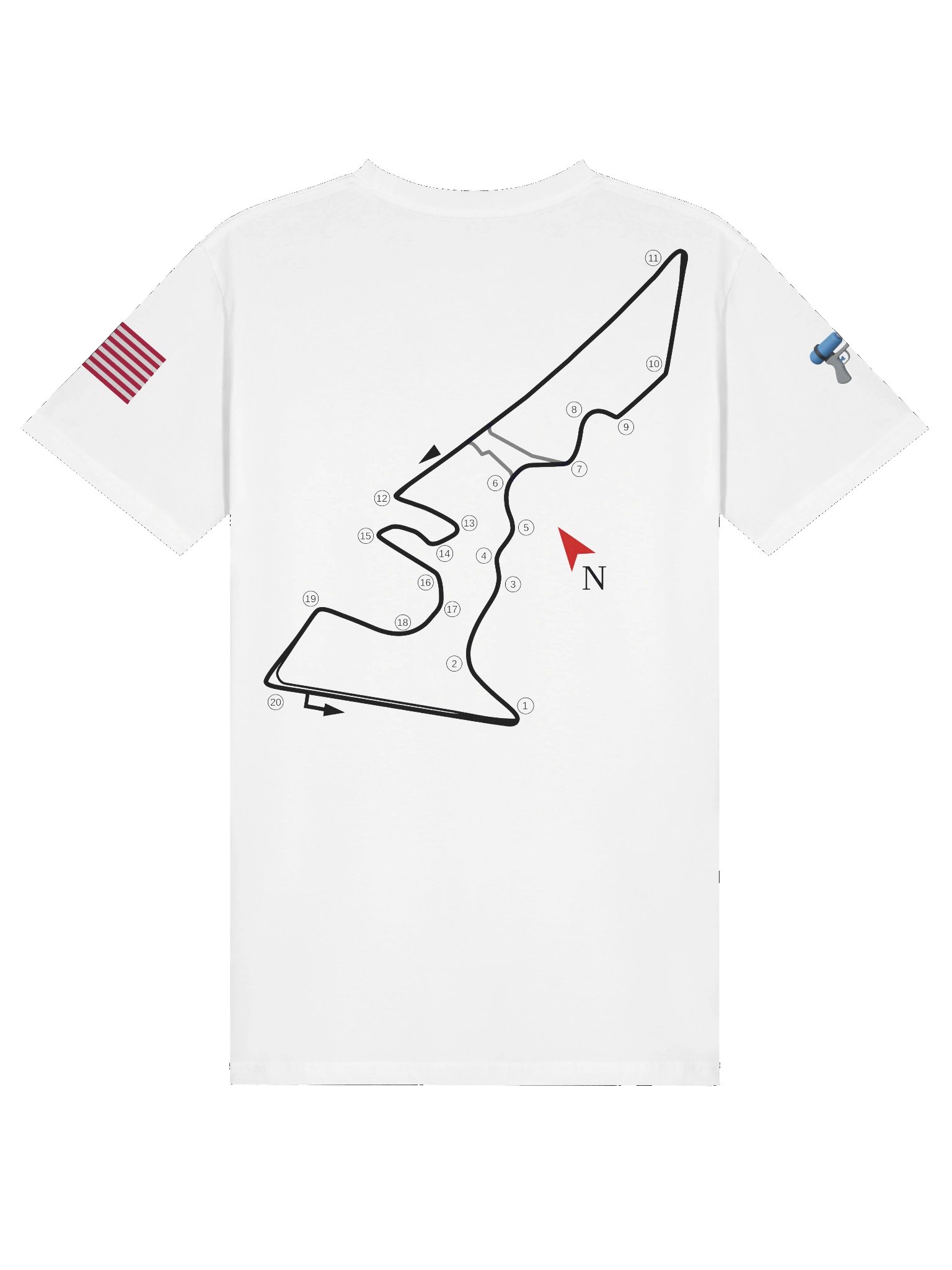 NyteWatch F1 25 Episode 19 United States GP (COTA) Unisex T-Shirt product image (2)