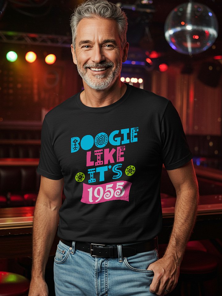 Boogie like it's 1955 – Vintage Black Tee product image (2)
