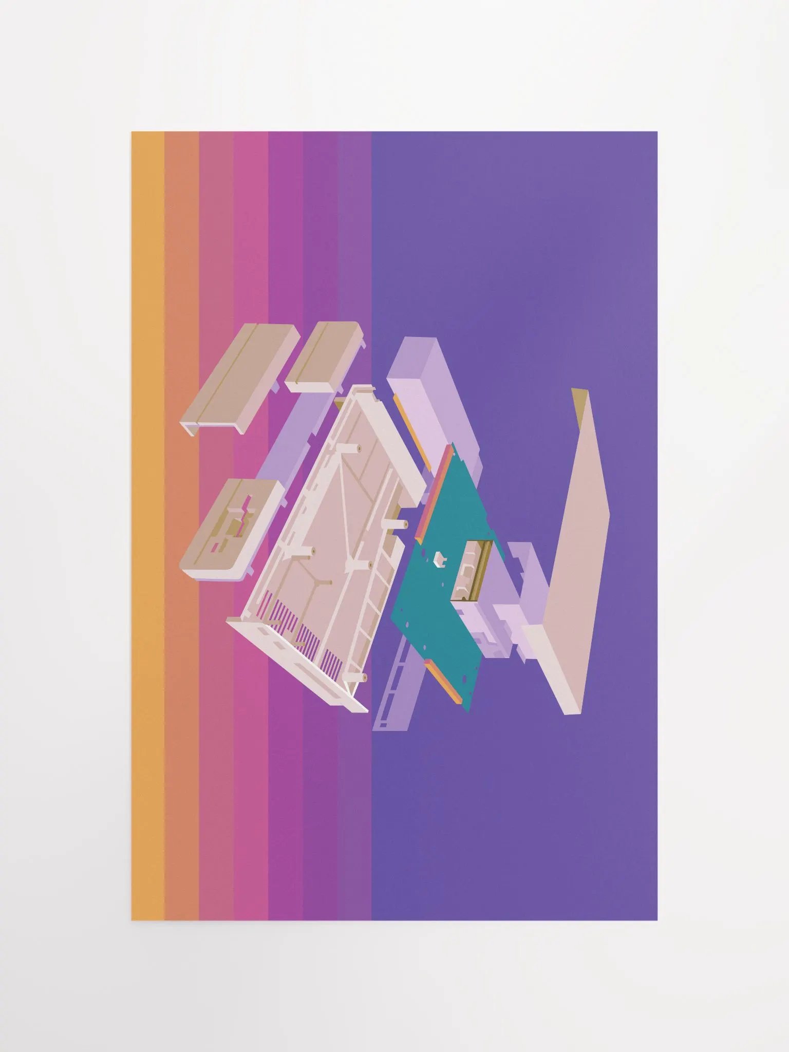 Amiga 1000 Exploded Poster product image (10)