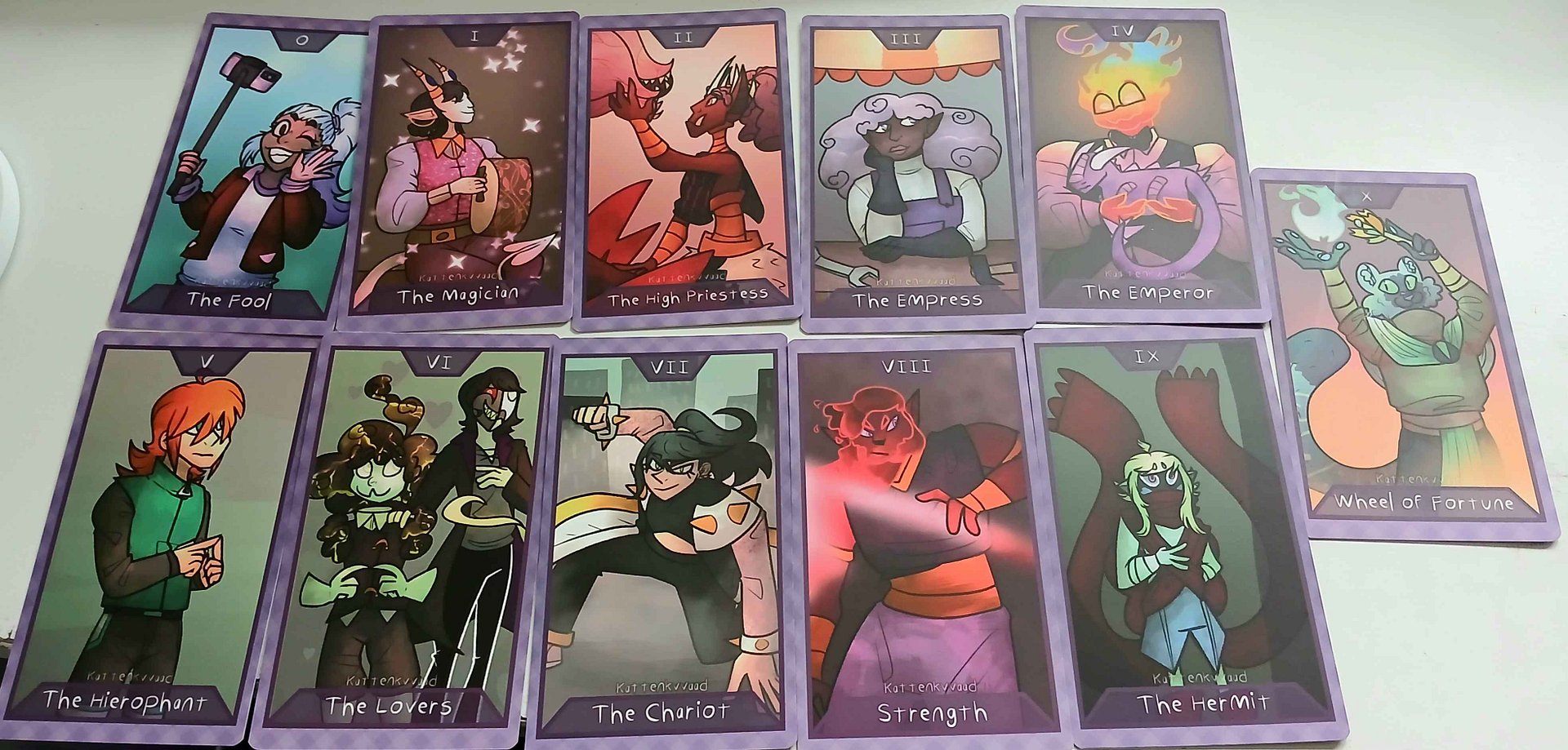 Original Characters - Major Arcana Tarot Deck product image (2)