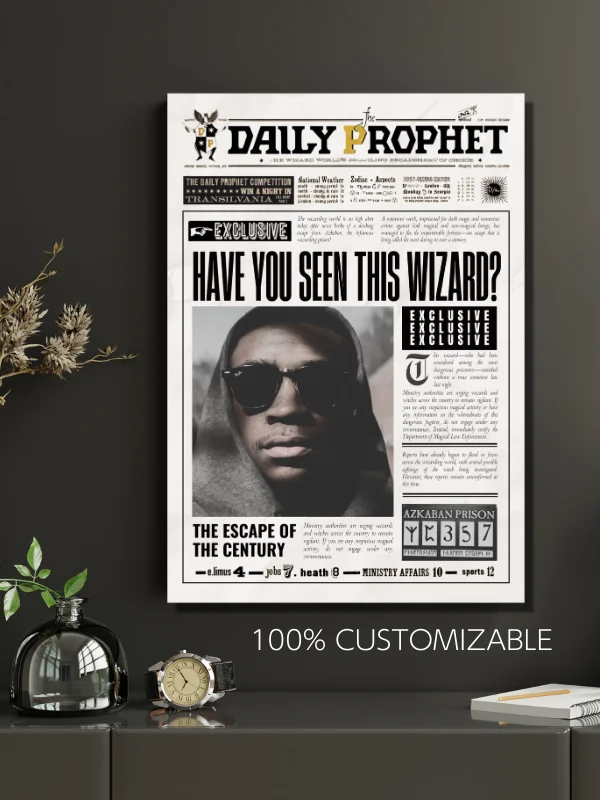 Magical Have You Seen This Witch? Newspaper 100% Customizable Template Bundle product image (6)