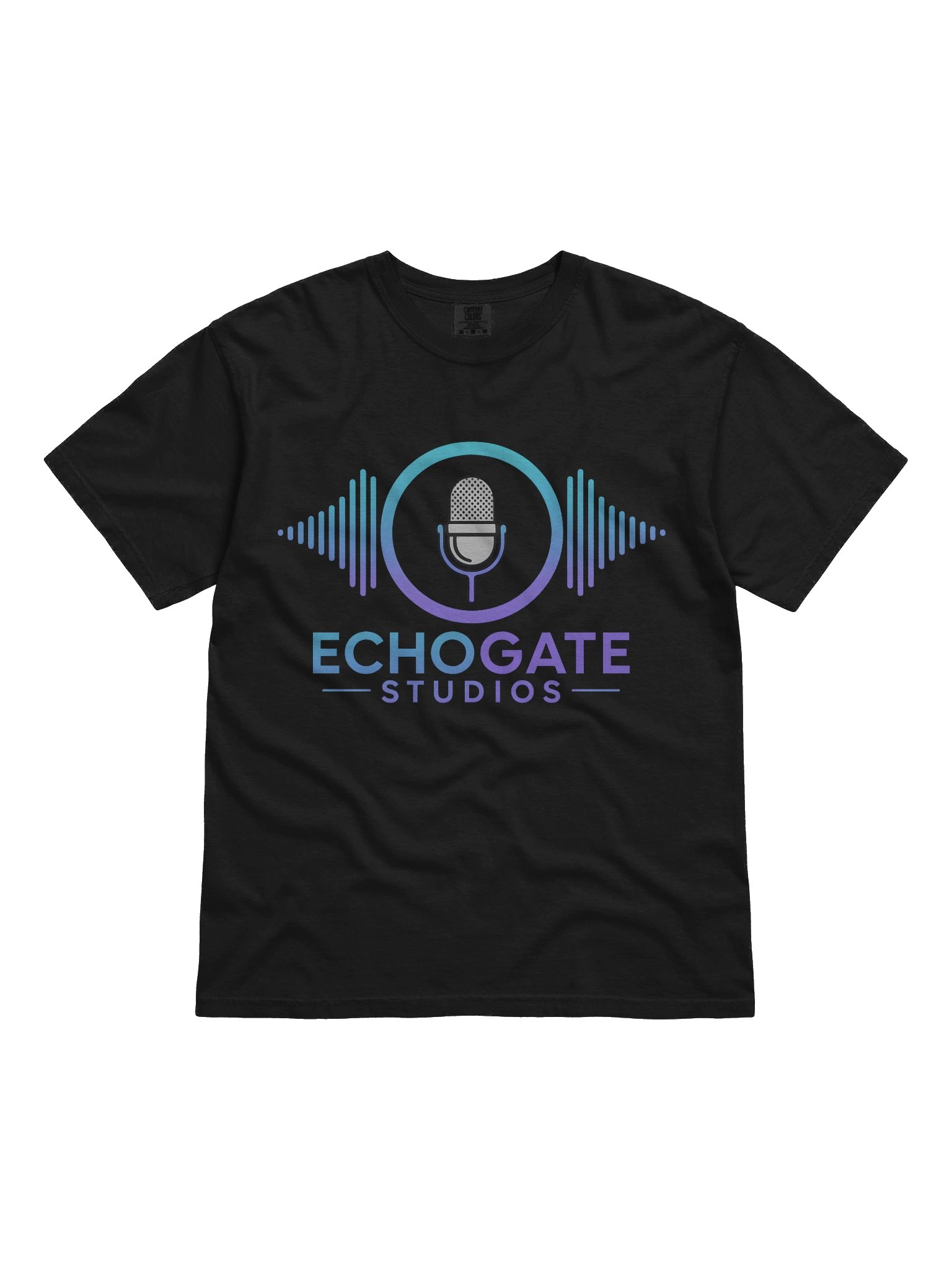 EchoGate Studios Black Classic Logo Tee product image (1)