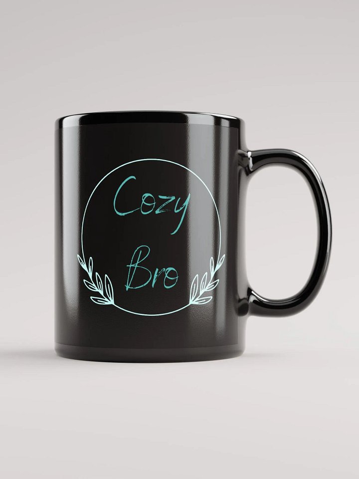 Cozy Bro Black Glossy Mug product image (1)