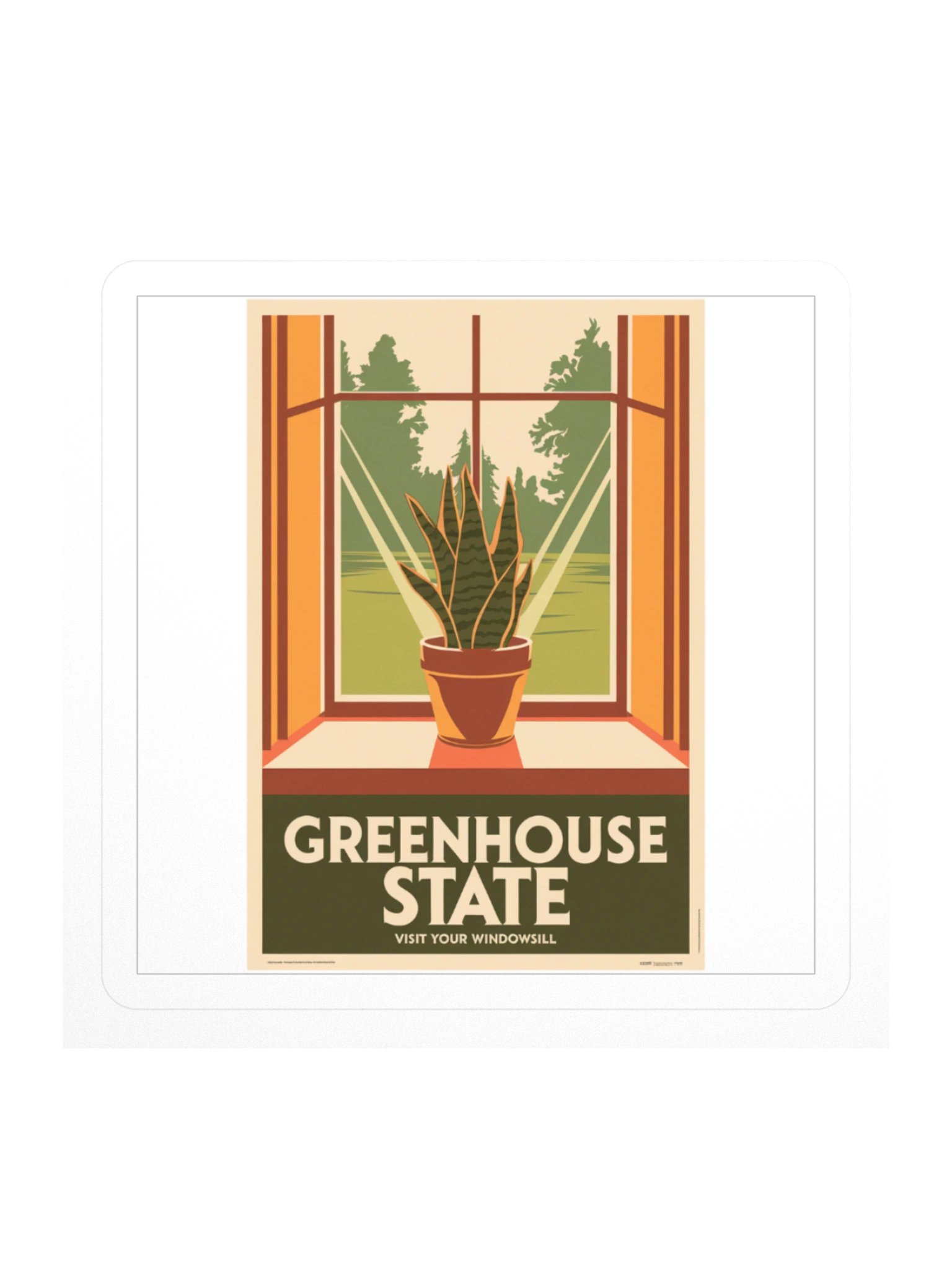 Greenhouse State — Sticker product image (1)