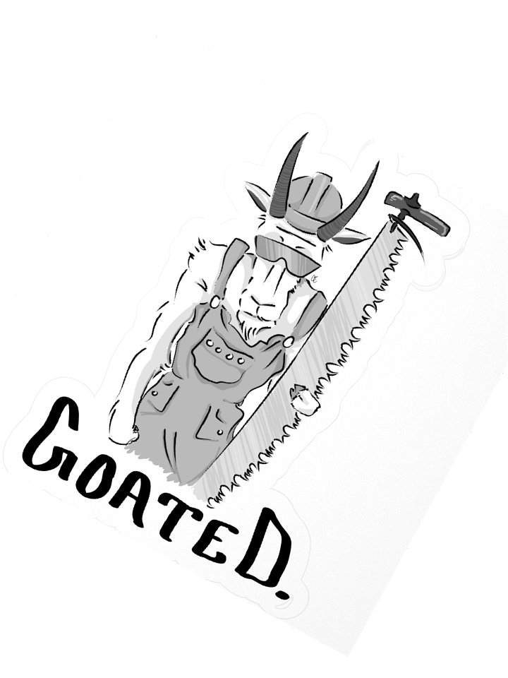 Goated Sticker product image (6)