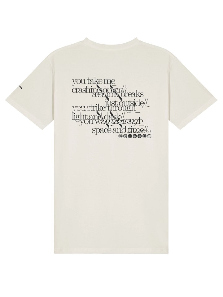 through space and time// tee (light) product image (2)