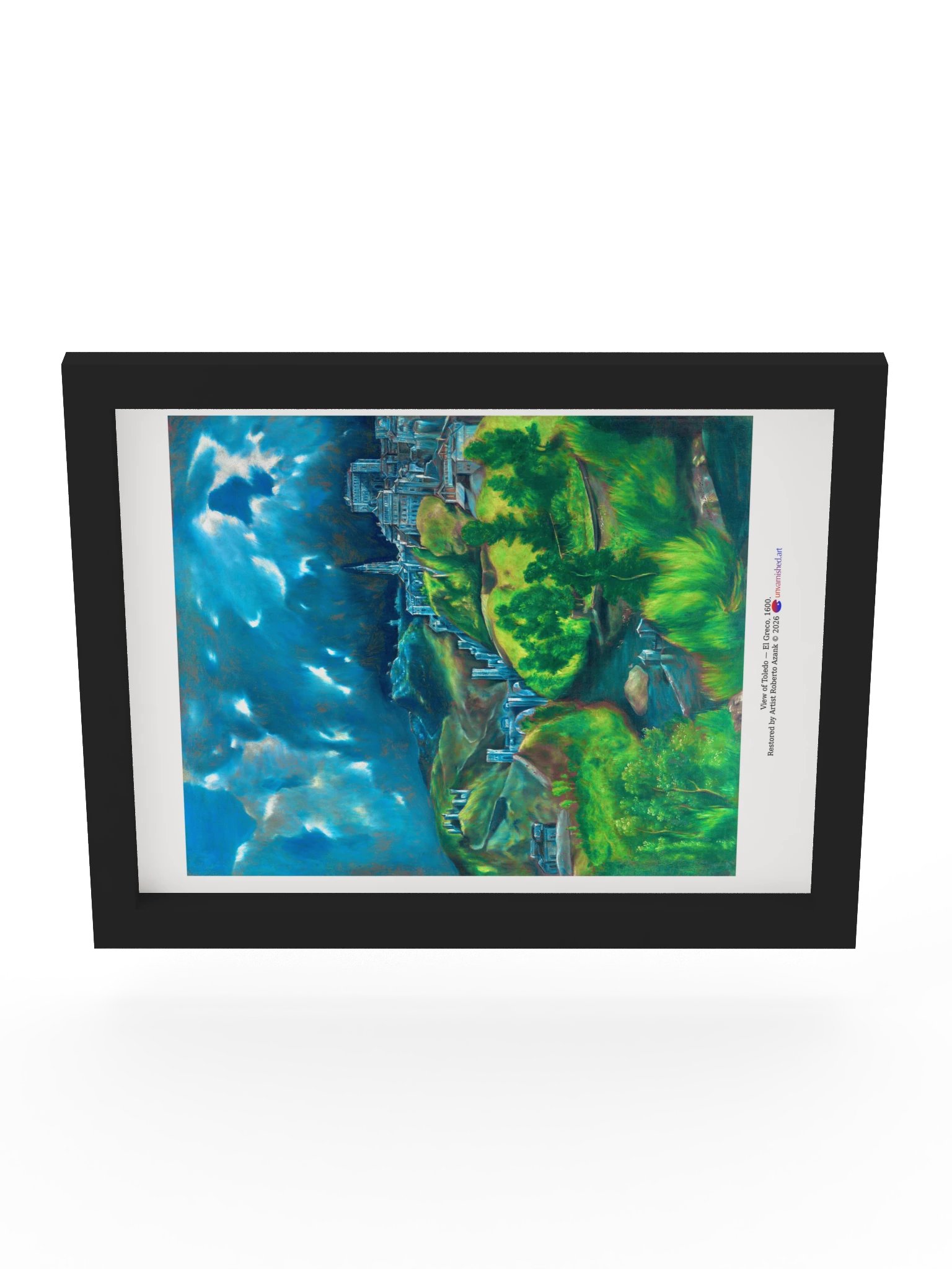 View of Toledo — Small Framed Matte Poster product image (10)