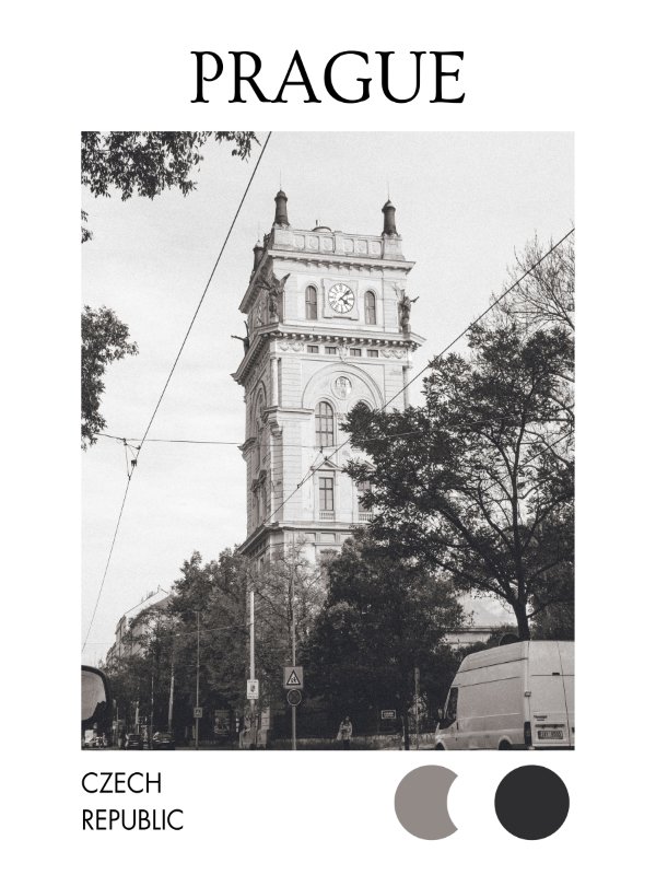Vinohrady Water Tower - Digital product image (1)