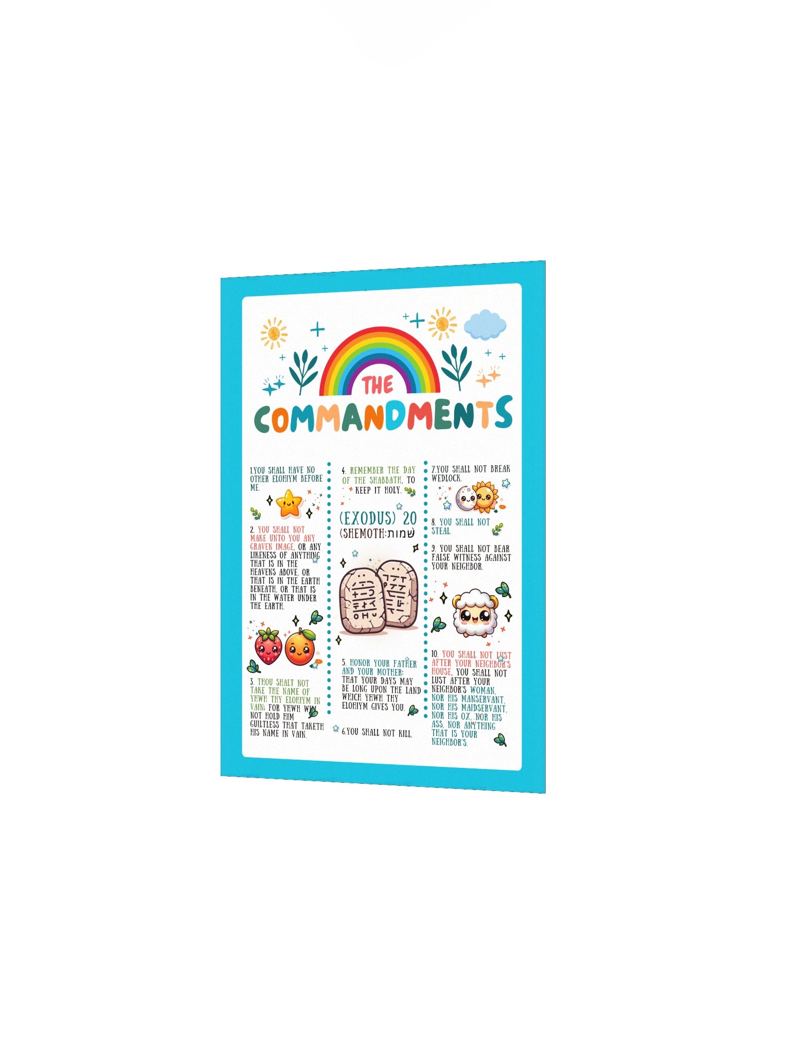 Boys Commandments Poster product image (9)