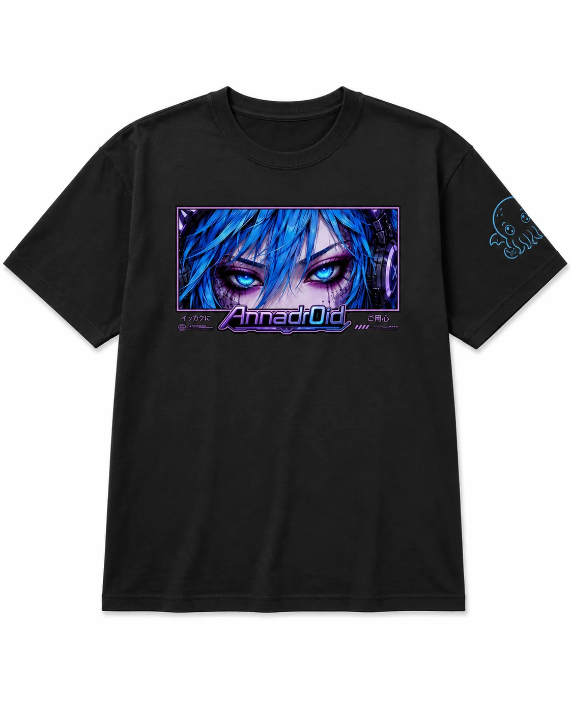 Annadroid Neon Cyberpunk Tee product image (1)