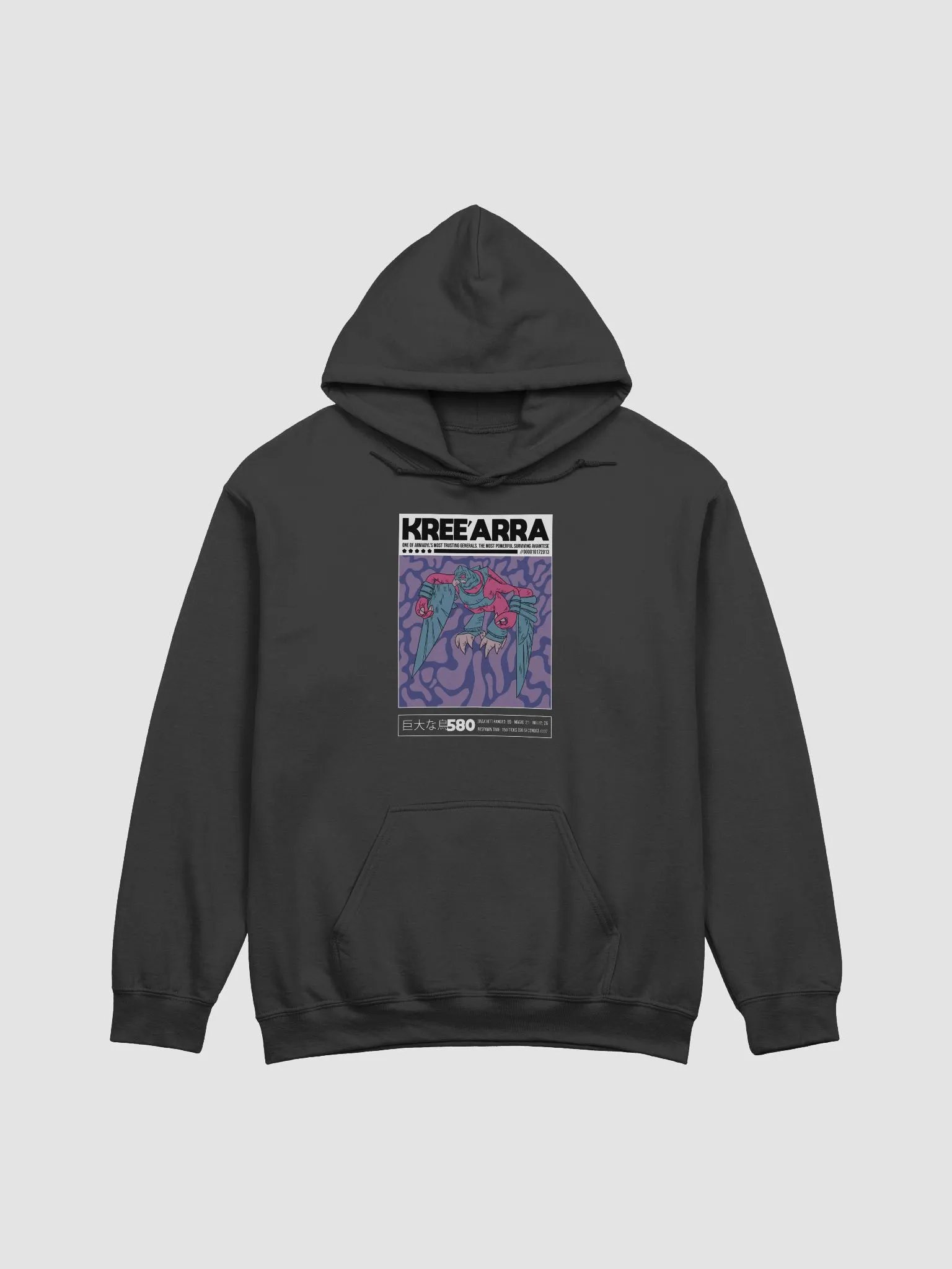 Kree'arra - Hoodie (Black Text) product image (4)