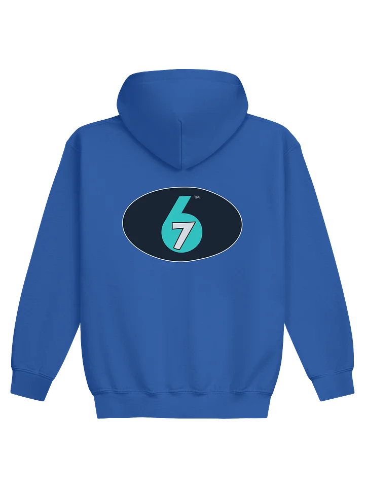 Kids Pull-over Hoodie - Royal Blue, Logo on Back product image (2)