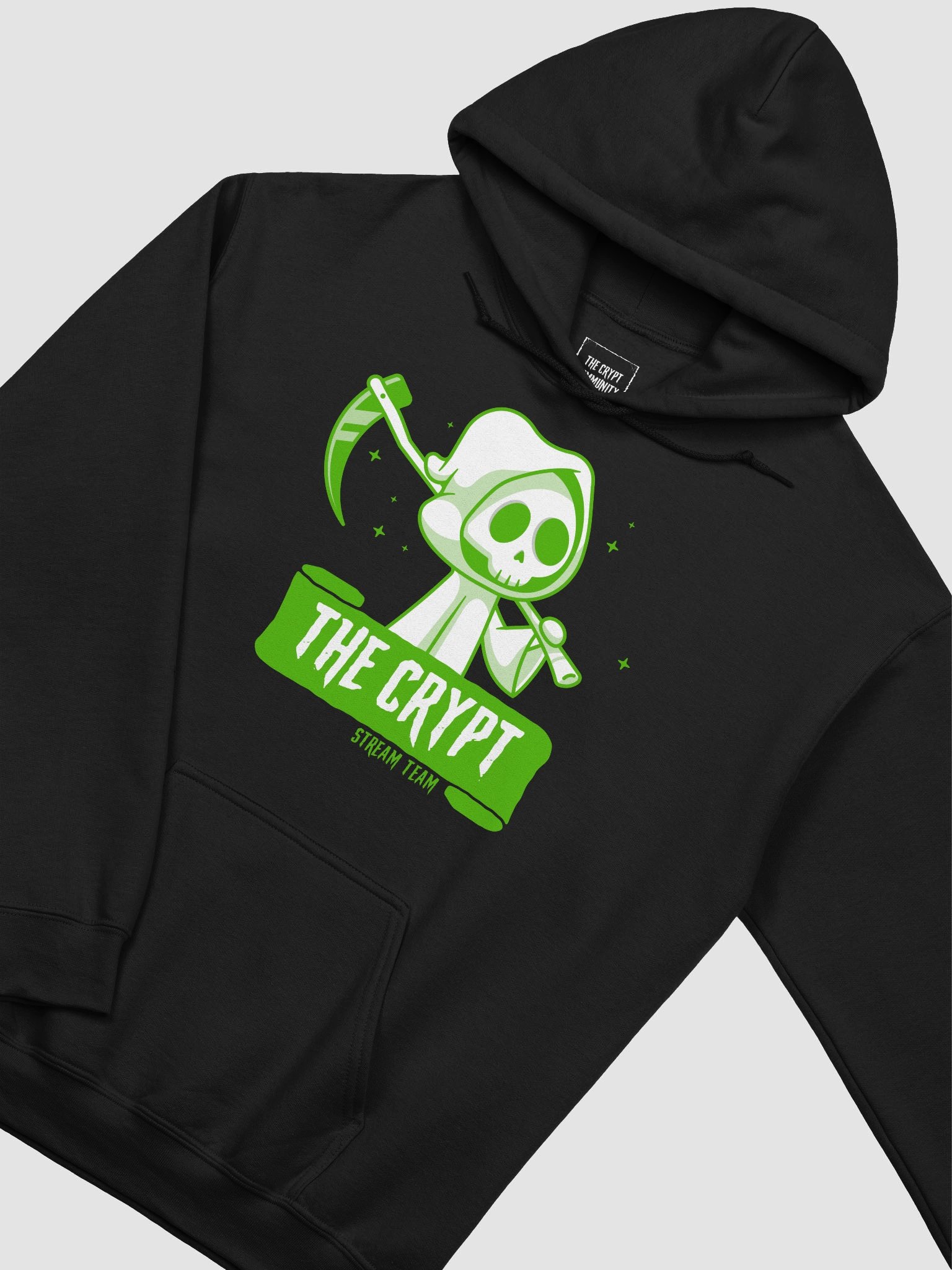 The Crypt Stream Team - Unisex Hoodie (lime) product image (14)