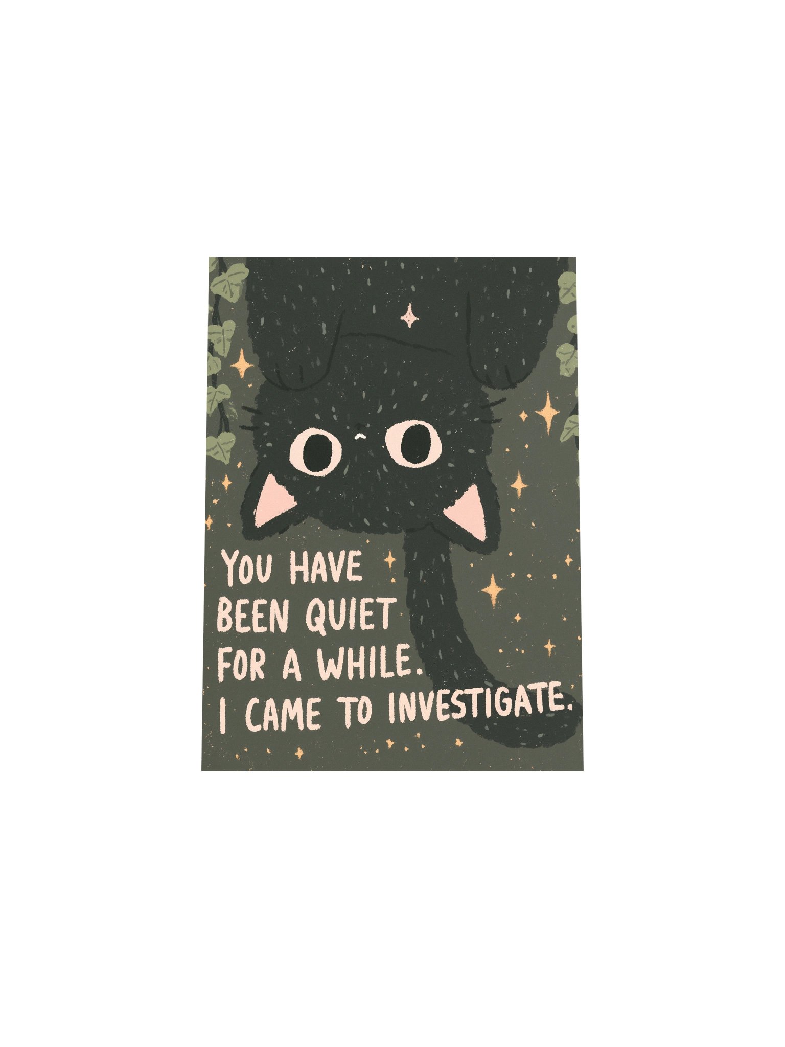 I Came to Investigate Cat Poster product image (19)