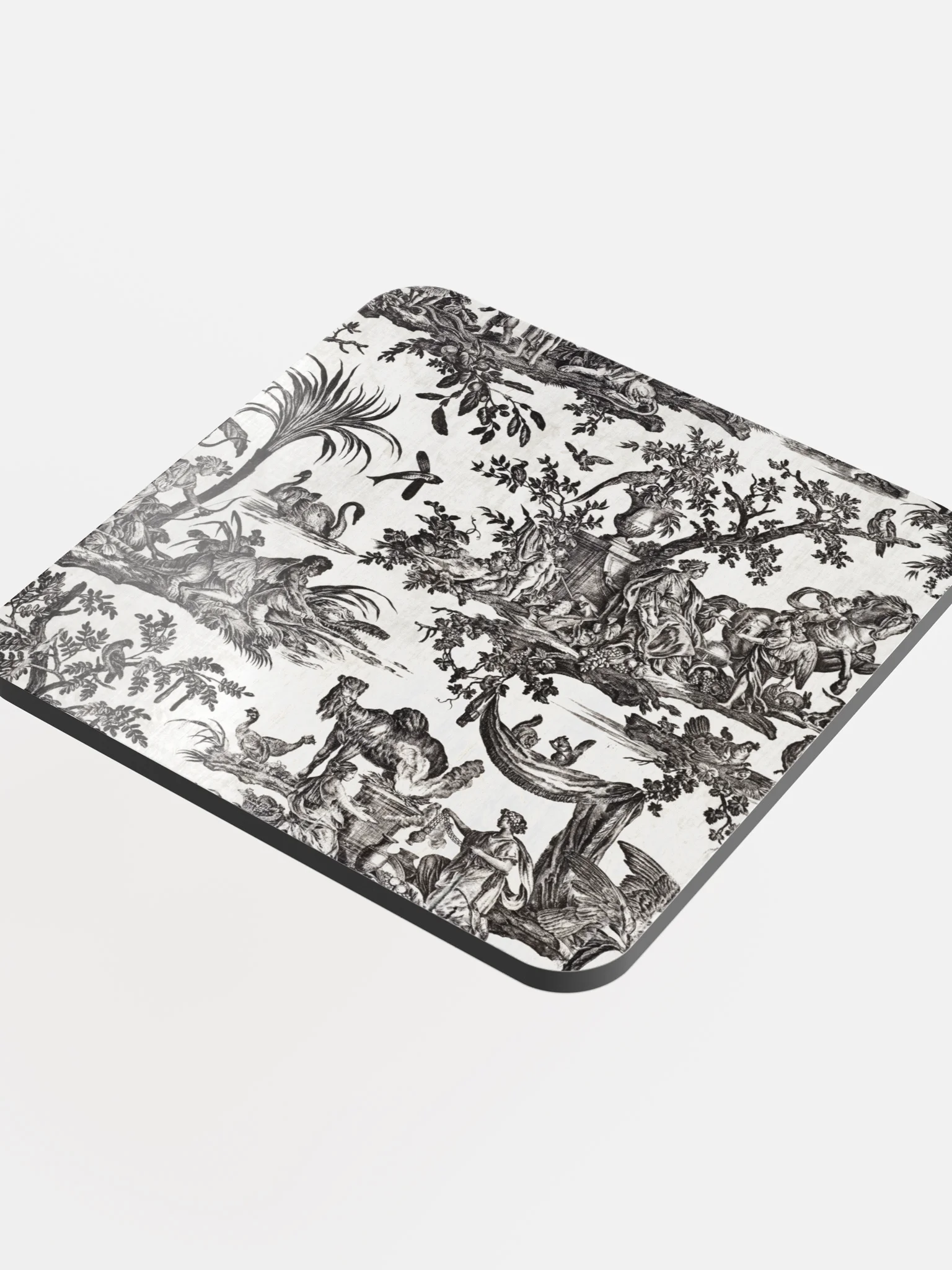 Engraved Garden Scene Cork Coaster product image (4)