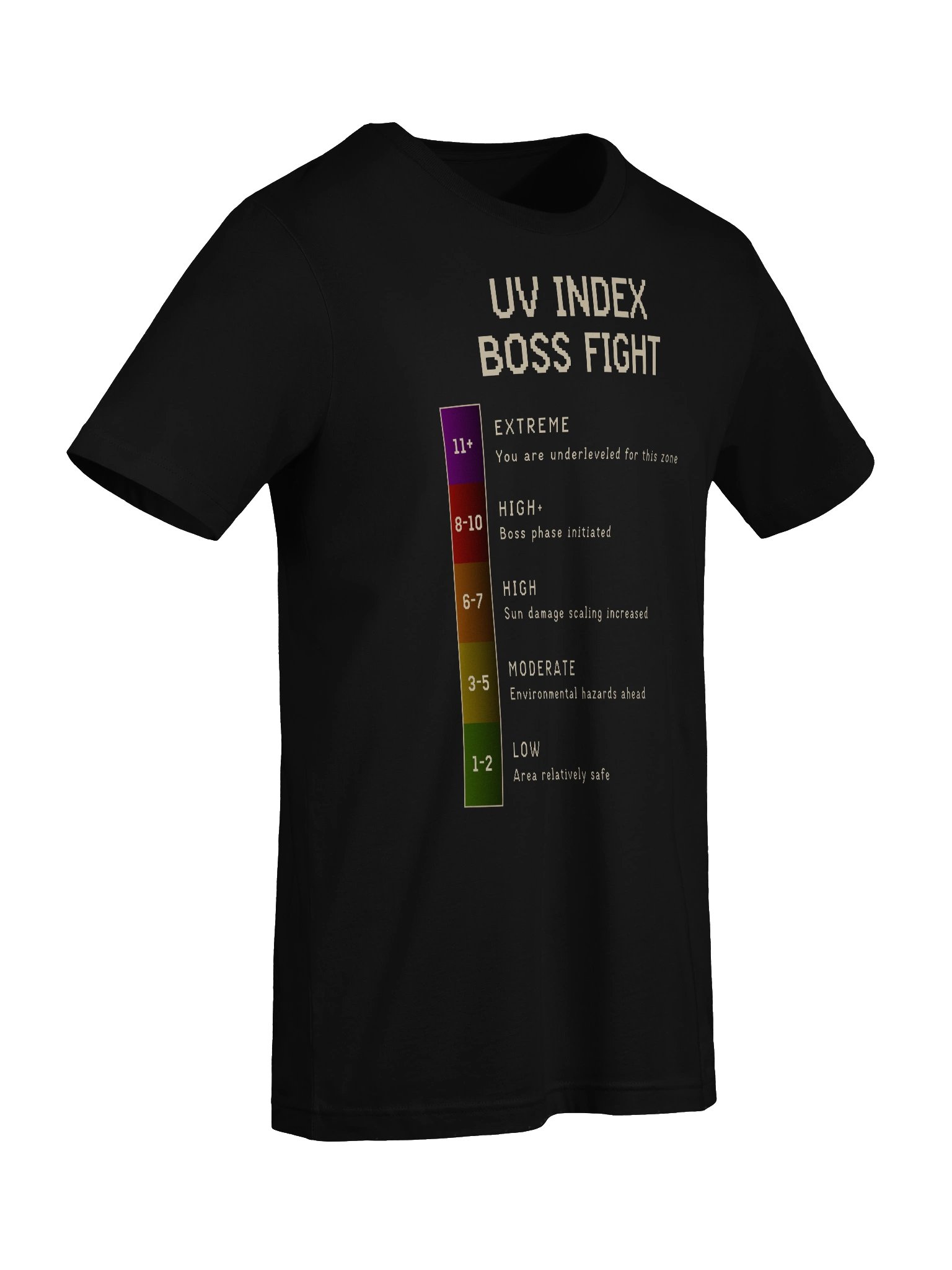 UV Index Boss Fight Shirt | Sun Sensitivity & Chronic Illness Gamer Tee product image (7)