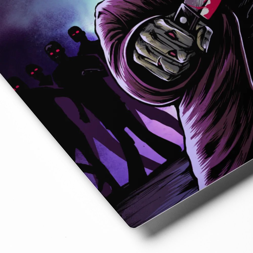 ZombieSlayer2948 Horror Edition Glossy Metal Print product image (2)